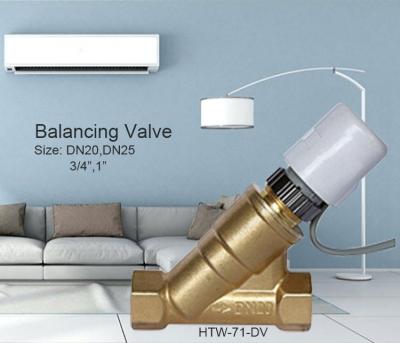 China General Dynamic HVAC Heat System Brass Balance Valve for sale