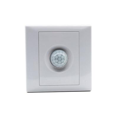 China Wall Recessed PIR Occupancy Motion Sensor Alarm Detector 500W 1000W Inductive Resistor for sale