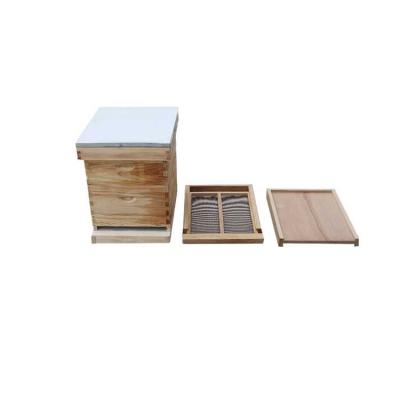 China Farms Beekeeping Langstroth Wooden Bee Keeping Beehive Entrance Hive Hive Equipment for sale