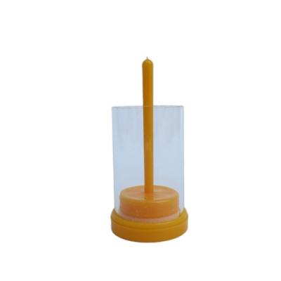 China Useful Farms Bee Registration Cage Labeling Yellow Plastic Bottles With Soft Diver Beekeeping Equipment Insect Bee Tools for sale