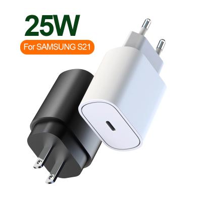 China High Speed USB C Super Fast Charging PD 25W Wall Charger for Samsung Galaxy Z Fold 2 / Note 20 Ultra Note10 / 10+ / S21 Plus / S21 5G / S20 for sale