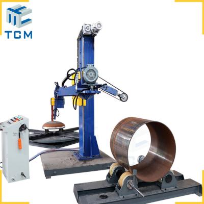 China Steel Pipe And Bottom Inner Outer Surface Automatic Tank Polishing Machine for sale