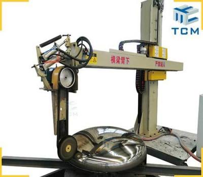 China Steel Metal Tank Cap Outer Surface Automatic Polishing Machine for sale