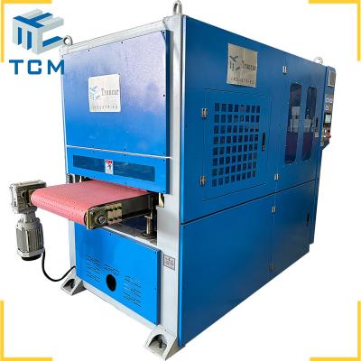 China Steel Metal Sheet Polishing Machine PLC Automatic Sanding Deburring Machine CE for sale