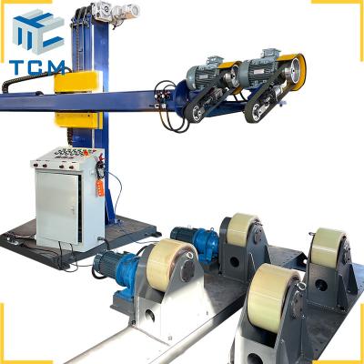 China Double grinding heads high efficiency industrial tank vessel automatic polishing sanding machine for sale