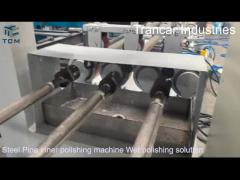 Stainless Steel Sanitary Round Pipe Tube Interior Automatic Steel Pipe Polishing Machine