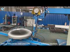 Steel Dish And Tank Surface SIEMENS CNC Fully Automatic Polishing Machine