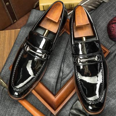 China 2021 Summer Men Loafers Breathable Hot Sale Luxury Genuine Leather Formal Elegant Shoes for sale