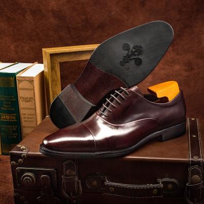 China 2021 Hot Selling Genuine Leather Oxford Shoes USA 14 Size Men's Breathable Amazon Stylish Shoes for sale