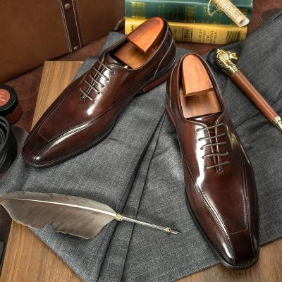 China 2021 New Next Summer Spring Stylish Men's Luxury Men's Oxford Breathable Genuine Leather Shoes for sale