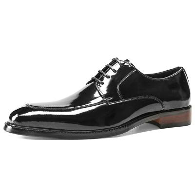 China Factory Price Italian Comfortable Breathable Business Elegant Derby Shoes Casual Formal Classic Leather Shoe For Men Wholesale for sale