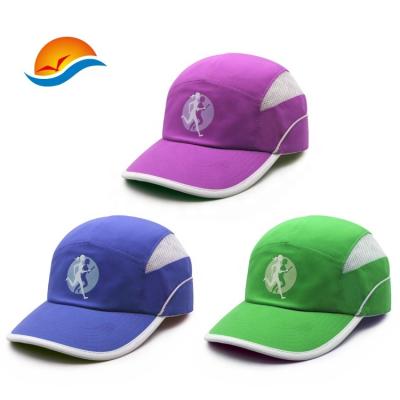 China Custom 100% Polyester Microfiber Promotion Outdoor Sports Hat Baseball Cap And Running Sports Hats Summer Hat for sale