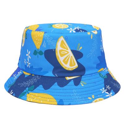 China Wholesale Reversible Summer Bucket Hat Manufacturer Sun Shield Custom Sublimation Heat Transfer Custom Logo Bucket Hats for sale