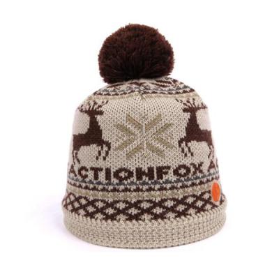 China COMMON Supplier Knitted Deer Cartoon Characters Beanie Hat China Supplier for sale