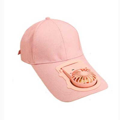 China Wholesale JOINT Usb Charging Solar Powered Fan Hat , Summer Fan Baseball Sports Hat Cap for sale