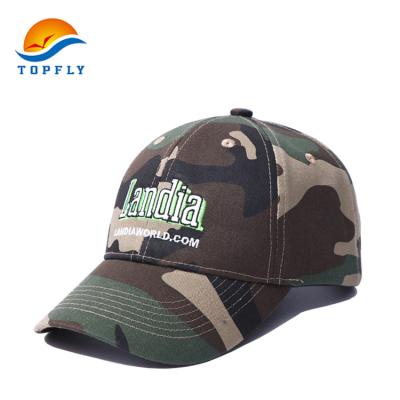 China Factory Wholesale DIY Hip Hop Design Logo Embroidery Camouflage Camo Baseball Cap Sports Hats Army Military Hat for sale