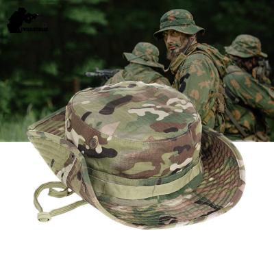 China 100% Black Bucket Hat Custom Camo Camouflage Cotton Summer Fisherman Custom Wholesale Hip Hop Logo for sale