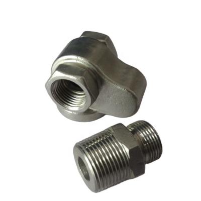 China Industry Wax Investment Casting Pipe Fitting Stainless Steel Precision Casting Water Heater Lost Joint for sale