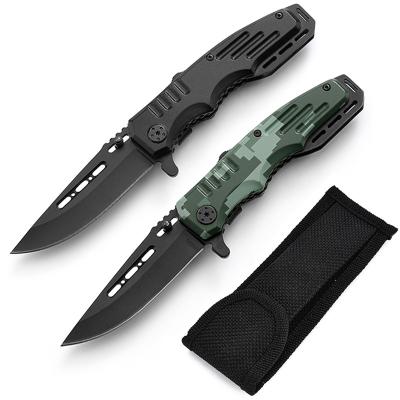 China New Design Non-variable 3D Printing Stainless Steel Blade Handle Self Defense Aluminum Folding Blade Pocket Knives Hunted Series 1 for sale