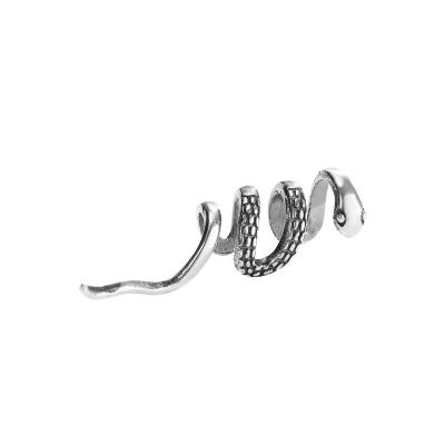 China CLASSIC Fashion Jewelry S925 Non Pierced Silver Earrings Vintage Snake Ear Clip for sale