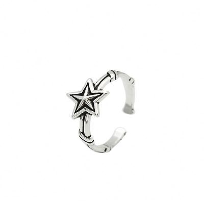 China Korean Retro Style Personality Ring Tail Ring Female Casual/Sporty Star Open Ring for sale