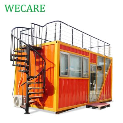 China WECARE Modern Cheap Portable Modular Prefab Houses Large Folding Mobile Container Office for sale