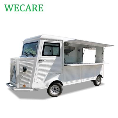 China Easy Operate WECARE Trailers Street Coffee Carts Outdoor Electric Fast Food Mobile Supply Truck for sale