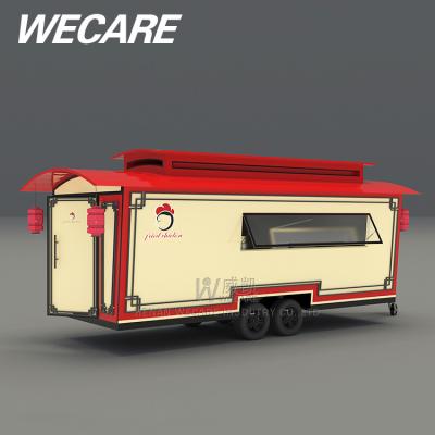 China Modern Design Mobile Kitchen Trailer Commercial Fast Food Supply Truck With Vending Window for sale