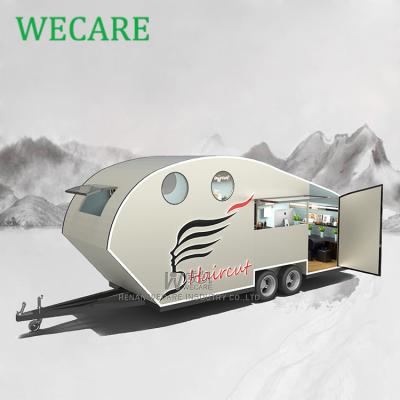 China Outdoor Commercial Street Food Trailer Mobile Catering Hair Salon For Sale USA for sale