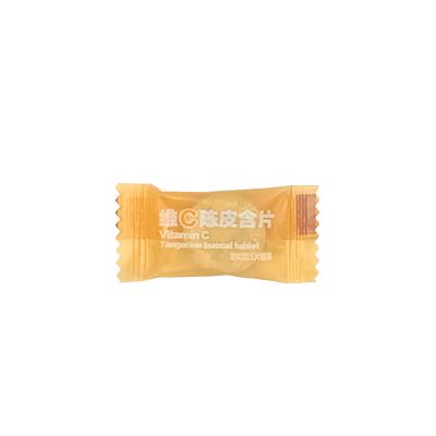 China Snacks Wholesaler Fruit Candy Orange Peel Vitamin C Sweet Mandarin Buccal Tablet for sale