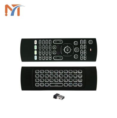 China Laptop/desktop/Smart tv/android TV box 2019 hot sale! Backlit Air MIT MX3 Smart Remote Control Air Mouse Keyboard Mouse Radio for sale