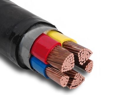 China Construction low voltage 4x95mm2 4x25mm2 pvc copper power cable nyy price for sale