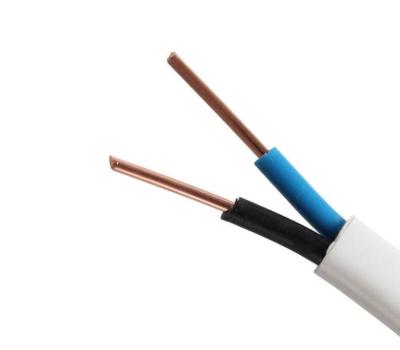 China Hot Wholesale Sales Construction Cables Flat Wire PVC 2 Core 3 Core Electrical Cable for sale