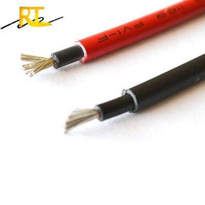 China Red Electric PV Wires And Cables XLPO/XLPE Insulation PV System Ruitian Solar Cable Supply Solar Wiring for sale