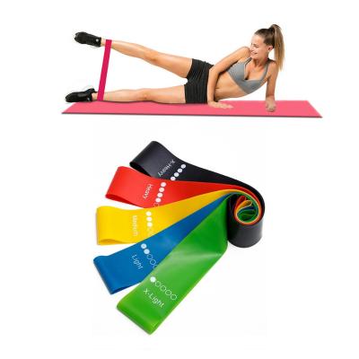 China OEM ODM Fabric Elastic Resistance Band Sets Latex Workout Fitness Yoga Resistance Band Exercise Bands Fitness Bands for sale