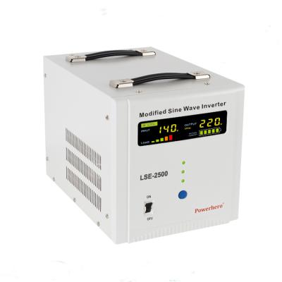 China Power 2500VA Sine Wave Inverter Modified Inverter UPS 220x383x275mm for sale