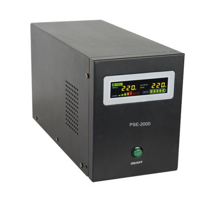 China Smart 2KVA 24V DC To AC Pure Sine Wave Inverter With Battery Charger 146x340x210mm for sale