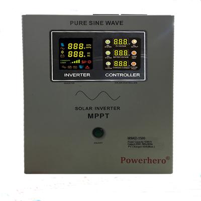 China Off-Grid Solar System 24V 1500VA DC To AC Solar Power Low Frequency Inverter With MPPT Controller for sale