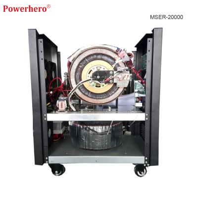 China 30KVA Output Power Single Phase Automatic Voltage Regulator SVC Servo Stabilizer Type AVR for sale