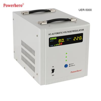 China SVC 80V-260V AC INPUT Automatic Voltage Regulator Stabilizer 5000va for sale