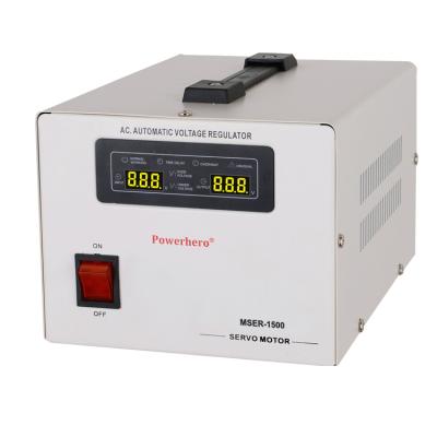 China SVC 1500VA AVR Servo Motor Voltage Stabilizer Factory Supplier for sale