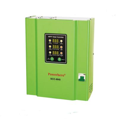 China Solar Charger Controller 40A MPPT Charger Controller With Wide PV Input Range for sale