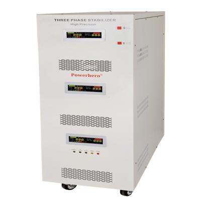 China SVC 60KVA Voltage 380V Three Phase Stabilizer Servo Motor AVR for sale