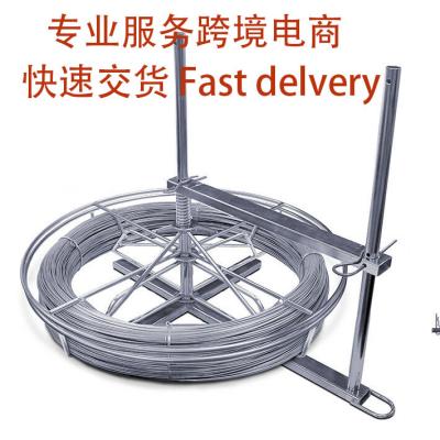 China Easily Assembled Three Way Barrier Farm Medium High Soft Tension Wire Spool Spinner Dispenser for sale