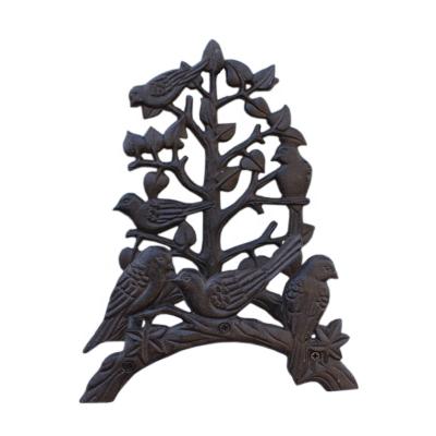 China Decorative Handmade Garden Cast Iron Hose Holder Eco-friendly for sale