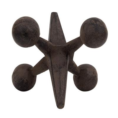 China Rustic Decorative Cast Iron Jack Paperweight Doorstop from Europe for sale