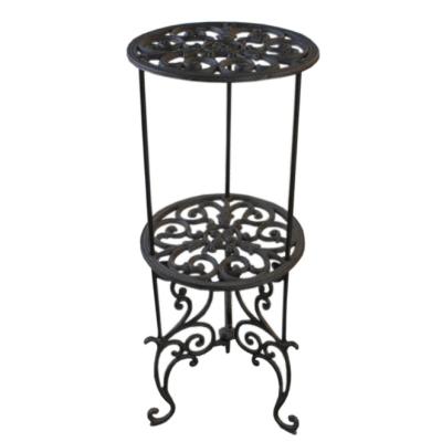 China CLASSIC decorative cast iron metal flower pot holder for home decoration for sale