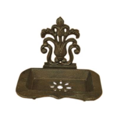 China Hot Sales European Cast Iron Soap Dish Design Antique Metal Soap Dish for sale