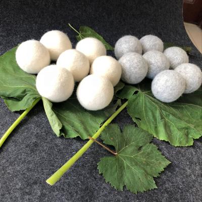 China Free Sample Hot Sale Wool Drying Cleaning Balls In Laundry Wool Balls Eco Wool Drier Balls for sale