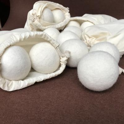 China 6 Pack Eco Felted Wool Laundry Dryer Balls Amazon Felt Dryer Balls 7cm Wool for sale